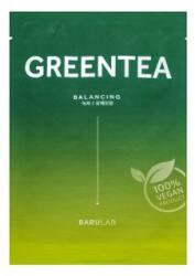 Barulab The Clean Vegan mască textilă Mask Green Tea 23 g Masca de fata