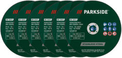 PARKSIDE 438493 OR 6 darabos 180 mm vágókorong készlet PMTS 180 A1 / B2 fémdarabolóhoz, acél, színesfémek, öntvény és vasprofilok vágásához (PMTS_438493_OR)