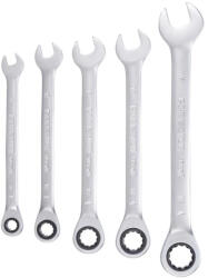 PARKSIDE Combination Spanner Set CR-V 5 részes racsnis csillagkulcs, csillag villáskulcs készlet 72 foggal 5°szöggel 8 - 10 - 13 - 14 - 17 mm (PS_4655223_)