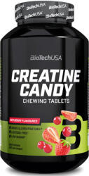 BioTechUSA Creatine Candy Red Berry rágótabletta - 240db - bio