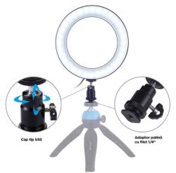 Puluz Lampa circulara pe usb Puluz 16cm (7019)