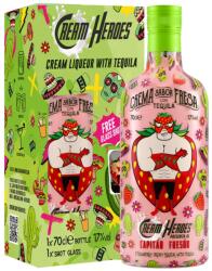 Cream Heroes Capitan Fresón Strawberry Tequilalikőr (DD+Pohár) [0, 7L|17%] - idrinks