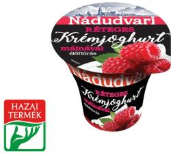Nádudvari élőflórás réteges krémjoghurt málnával 180 g