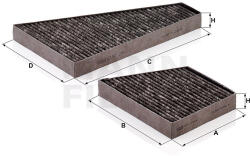 Mann-filter Set Filtre Habitaclu Carbon Activ Mann-Filter CUK35000-2