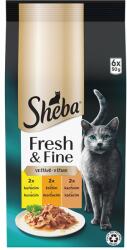 Sheba Fresh & Fine csirkéből és pulykából 6 x (6x50 g)