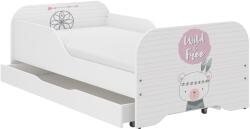 Wooden Toys Miki Gyerekágy - 160x80 cm, Ajándék Matraccal, Bohó Maci