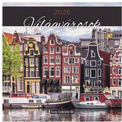 LIZZY CARD Falinaptár LIZZY CARD 300x600mm álló Világvárosok 2026. 21672 (21672)