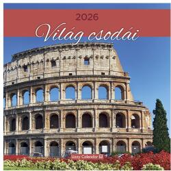 LIZZY CARD Falinaptár LIZZY CARD 300x600mm álló A világ csodái 2026. 21677 (21677)