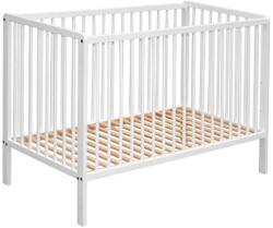 COSING - Babaágy 120x60 cm bükk/fehér C-0117 (CI0013)