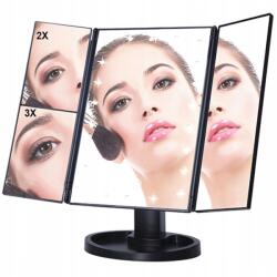 ExtraLink EX. 23803 LED Asztali Kozmetikai Sminktükör 50 x 10 x 47, 5 cm - Fekete (EX. 23803) (EX.23803)