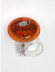 Spyral forgófejes csengő, átlátszó narancs