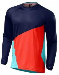 Specialized Demo Pro férfi hosszú ujjú mez, sötétkék-piros-világoskék, XXL-es