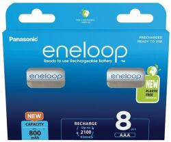 Panasonic ENELOOP elem AAA, újratölthető, 8db/csomag BK-4MCDE/8BE (BK-4MCDE/8BE)