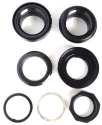 Chin Haur CH-185 1 1/8 col menetes kormánycsapágy, külső csészés, cartridge csapágyas, alu csészés, fekete