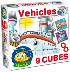 Dohány Kis mesekocka 9 db-os - Járművek (D601-06)
