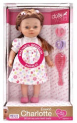 Dolls World Éneklő Charlotte baba virágos ruhában (55504)