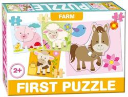 Dohány Farm állatai 4 az 1-be baby puzzle (D639-09)