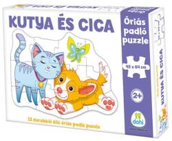 Dohány Óriás padló puzzle - Kutya és Cica (D811-050)