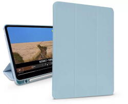 DEVIA ST357756 Devia Apple iPad 10.2 (2019/2020/2021) tablet tok, Leather Case, műbőr, Apple Pencil tartóval, mágneses töltővel, kék (ST357756)