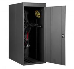 Wohnen SZÁLLÍTÁS SÉRÜLT! Kerékpár garázs szerszámos kisház, zárható kerékpár tároló fém antracit