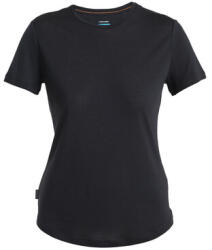 Icebreaker női Merino rövid ujjú póló 125 Cool Lite Sphere III, Fekete