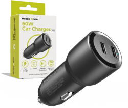 Mobile Origin 2x USB-C PD3.0 QC 60W Negru (MO-CCH60W-CA11)