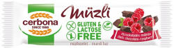 Cerbona Müzliszelet CERBONA étcsokoládés és málnás gluténmentes 20g - iconink