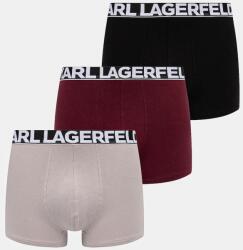 Karl Lagerfeld boxeralsó 3 db fekete, A3M47010 - burgundia XL