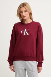 Calvin Klein felső bézs, nyomott mintás, LV047B234G - burgundia M
