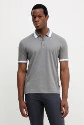 BOSS pamut póló - szürke XL - answear - 39 990 Ft