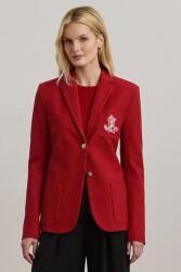 Lauren Ralph Lauren zakó bézs, sima, egysoros gombolású, 200797305 - piros XS