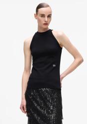 Karl Lagerfeld pamut top - fekete XS - answear - 27 790 Ft