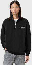 AllSaints pamut melegítőfelső UNDERGROUND fekete, mintás, M042NB - fekete XXL