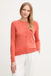United Colors of Benetton gyapjú kardigán - narancssárga L - answear - 20 990 Ft
