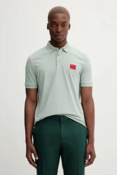 HUGO pamut póló - zöld M - answear - 26 990 Ft
