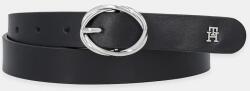 Tommy Hilfiger bőr öv fekete, AW0AW17931 - fekete 85