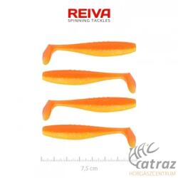 Reiva Flat Minnow Shad Shiny Orange Gumihal - Reiva Műcsali 7, 5cm (9902-810)