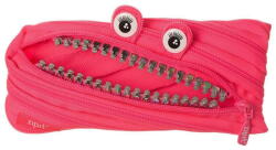 ZIPIT Penar Penar cu fermoar, ZIPIT Grillz Monster - roz cu dinti argintii (ZP-141452) - pcone Penar