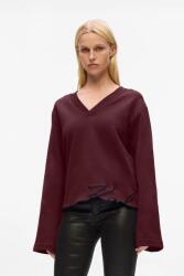 KARL LAGERFELD pamut pulóver - burgundia XS