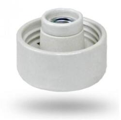  E27 porcelán lámpa alj foglalat 60W fali egyenes (falra és mennyezetre szerelhető) DEL078 (DEL078)