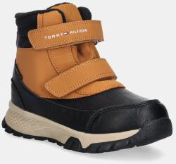 Tommy Hilfiger gyerek téli csizma barna, T1X5-34134 - barna 30