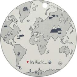 OYOY Suport farfurie The World, 39 cm, alb murdar (1100920)