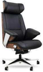 King Home Comandor Prémium Irodai Szék Valódi Bőr Fekete (KHM-KH1501100309)