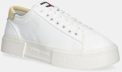 Tommy Hilfiger sportcipő FLATFORM CANVAS SNEAKER fehér, női, EN0EN02792 - fehér Női 39