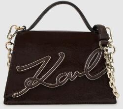 Karl Lagerfeld bőr táska - burgundia Univerzális méret - answear - 80 990 Ft