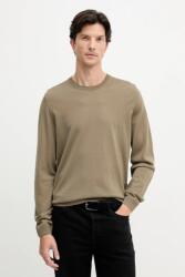HUGO BOSS gyapjú pulóver - zöld L - answear - 45 990 Ft