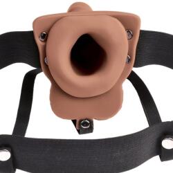 Fetish Fantasy Series Fetish Fantasy- Sorozat - állítható Heveder, Valósághű Pénisz újratölthető Herékkel és Vibrátorral 15 Cm (d-236558)