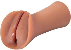 Fetish Fantasy Extreme - Csúszós Hasítékos Stroker Szilikon Karamell (d-236658)