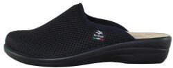 Fly Flot Saboti dama, Fly Flot, T4-368-FE-Negru, de casa, textil, ortopedici, cu talpa joasa, negru (Marime: 40)