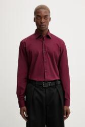 HUGO BOSS pamut ing galléros, regular, 50519812 - burgundia 42